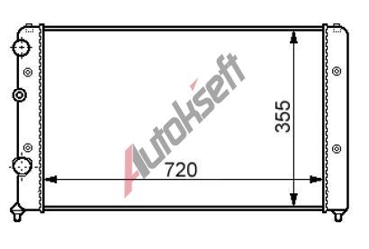 Chladi vody 42.22.502, 722-377-34mm