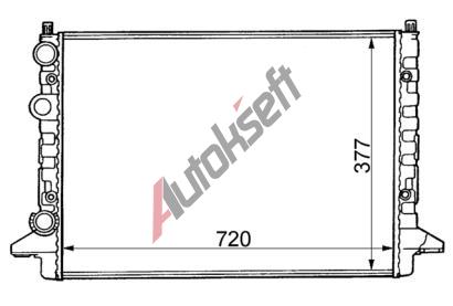 Chladi vody 42.22.503, 722-377-34mm