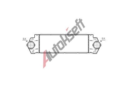 Starline Chladi vzduchu - intercooler 42.37.550, 7H0.145.804 A