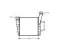 Chladi vzduchu intercooler  ‐ 42.61.550