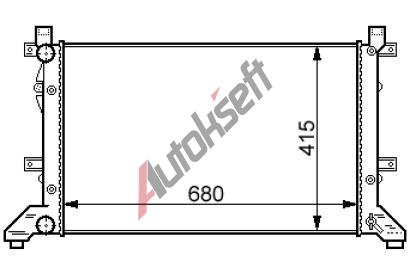 Chladi vody 42.72.500, 682-415-34mm