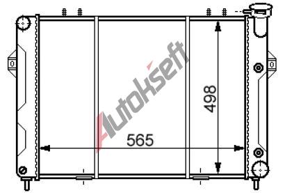 Chladi vody 68.10.505, 565-500-38mm