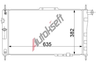 Chladič vody 70.12.500, 634-383-35mm Chladič vody 70.12.500, 634-383-35mm