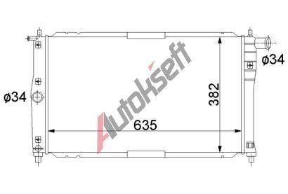 Chladi vody 70.22.500, 635-382-24mm