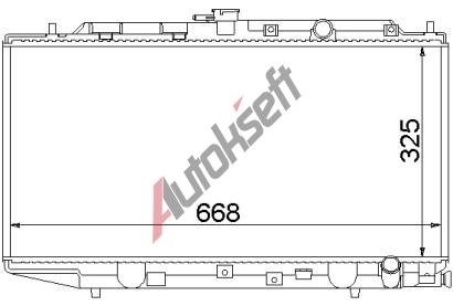 Chladi vody 74.18.502, 325-670-17mm