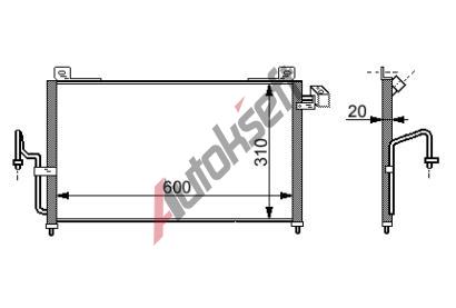 chladi klimatizace - kondenztor 80.37.541, BK2K-61-480