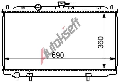 Chladi vody 84.25.500, 21410-BM402