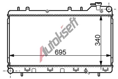 Chladi vody 86.19.500, 340-710-17mm