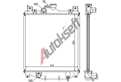 Chladi vody 88.14.504, 17700-80E00