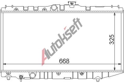 Chladi vody 90.14.502, 325-670-17mm