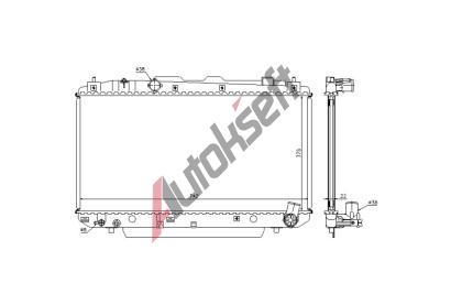 Chladič vody 90.55.501, 16400-27060 Chladič vody 90.55.501, 16400-27060