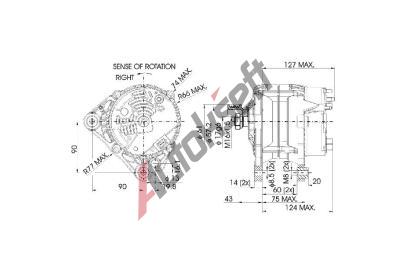 Starline Alterntor AX 1025, 8592808000617