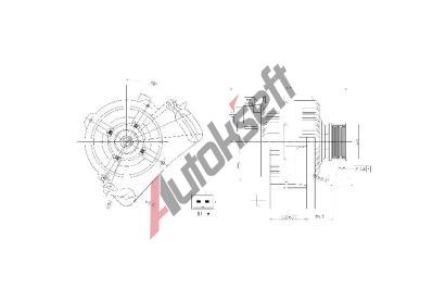 Starline Alterntor AX 1029, 8592808000655
