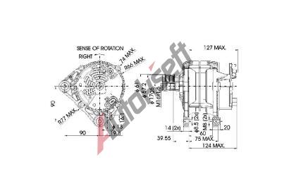 Starline Alterntor AX 1047, 8592808000839