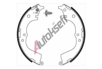 Starline Sada brzdových čelistí BC 07225, 8592808009993 Starline Sada brzdových čelistí BC 07225, 8592808009993