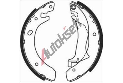 Starline Sada brzdových čelistí BC 07510, 8592808010258 Starline Sada brzdových čelistí BC 07510, 8592808010258