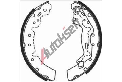 Starline Sada brzdových čelistí BC 07670, 8592808010401 Starline Sada brzdových čelistí BC 07670, 8592808010401