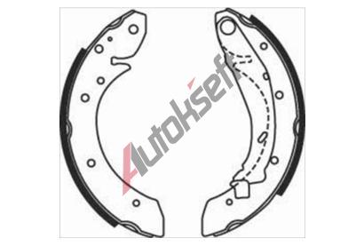 Starline Brzdové čelisti - sada BC 07730, 8592808010456 Starline Brzdové čelisti - sada BC 07730, 8592808010456