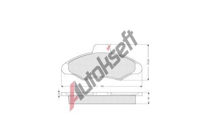 Starline Sada brzdovch destiek BD S022, 8592808012009