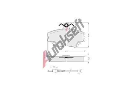 Starline Sada brzdovch destiek BD S025, 8592808012030