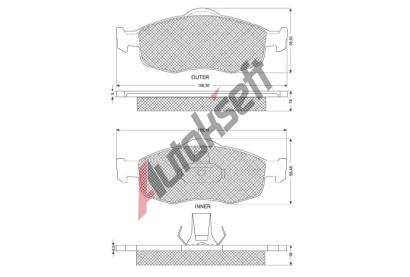 Starline Sada brzdovch destiek BD S031, 8592808012092