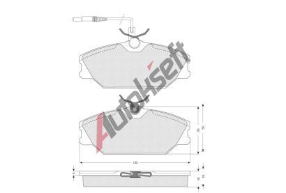 Starline Sada brzdovch destiek BD S034, 8592808012122