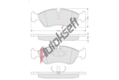 Starline Sada brzdovch destiek BD S037, 90496734