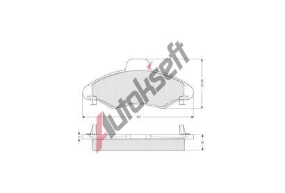 Starline Sada brzdovch destiek BD S038, 8592808012160