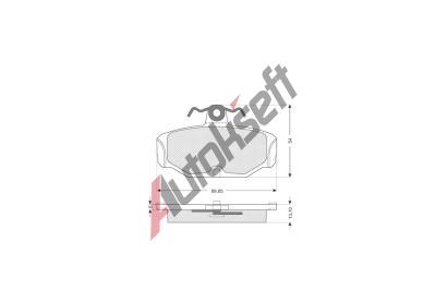 Starline Sada brzdovch destiek BD S045, 8592808012238