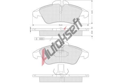 Starline Sada brzdovch destiek BD S054, 8592808012320