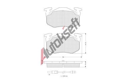 Starline Sada brzdovch destiek BD S064, 8592808012429