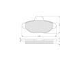 Starline Sada brzdovch destiek ‐ BD S070