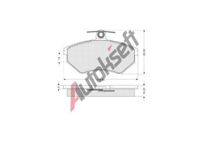 Starline Sada brzdových destiček BD S071, 8592808012498 Starline Sada brzdových destiček BD S071, 8592808012498