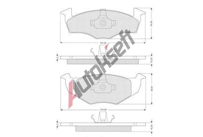 Starline Brzdov destiky, sada BD S072, 0 986 424 449