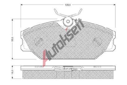 Starline Brzdov destiky, sada BD S084, 7701209380