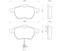 Sada brzdovch destiek Starline ‐ BD S088