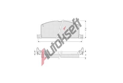 Starline Sada brzdovch destiek BD S090, 8592808012672