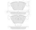 Sada brzdovch destiek Starline ‐ BD S091