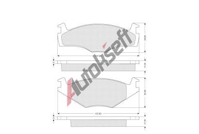 Starline Sada brzdovch destiek BD S100, 8592808012771