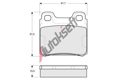 Starline Sada brzdovch destiek BD S103, 604043