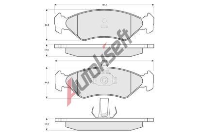 Starline Sada brzdovch destiek BD S112, 8592808012894