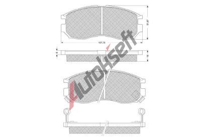 Starline Sada brzdových destiček BD S115, 8592808012924 Starline Sada brzdových destiček BD S115, 8592808012924