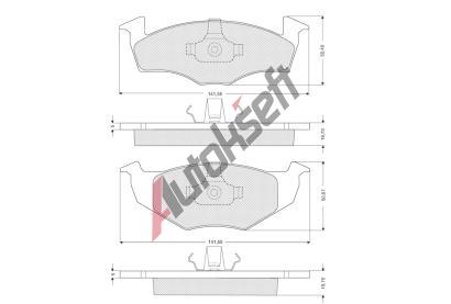 Starline Sada brzdovch destiek BD S118, 8592808012948