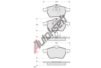 Starline Sada brzdovch destiek BD S122, 8592808012986