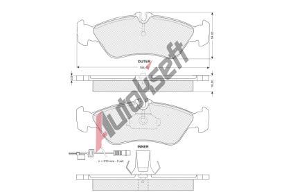 Starline Sada brzdovch destiek BD S138, 8592808013129