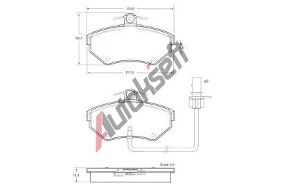 Starline Sada brzdovch destiek BD S144, 8592808013181