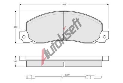 Starline Sada brzdovch destiek BD S146, 8592808013204