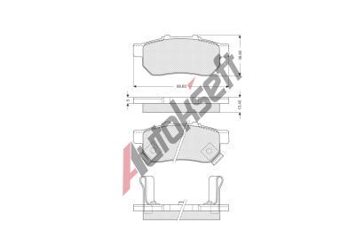 Starline Sada brzdovch destiek BD S149, 8592808013235