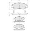 Starline Sada brzdovch destiek ‐ BD S151