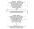 Sada brzdovch destiek Starline ‐ BD S153